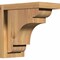 Ekena Millwork New Brighton Smooth Corbel w/Backplate, Western Red Cedar, 5 1/2"W x 10"D x 10"H COR06X10X10NEB01SWR - alternate 1